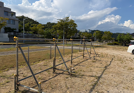 広島市春板の足場工事